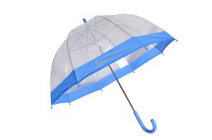 Quality Dome Shape POE Fabric Transparent Rain Umbrella wholesale