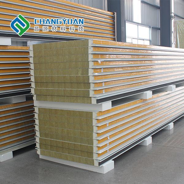 Cheap Lightweight 50mm Polyurethane Sandwich Panels Heat Insulation for sale
