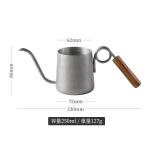 Long Hand Punch Accessories Hanging Ear Drip Spout Metal Pot for Contemporary