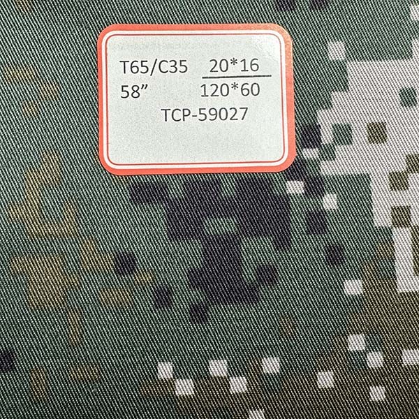 20X16 120X60 Camouflage Printed Fabric Polyester Cotton Autumn And Winter