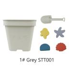 Wholesales Silicone Baby Toy Bucket Set Beach Toy Children Sand Playing Mold
