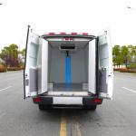 4*2 Refrigerated Box Truck 3 Ton Frozen Van 150hp Cargo Truck