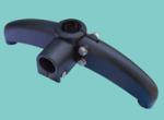 BIPODS TRIPODS CONVEYOR FRAME SUPPORT BASES MATERIALS PA6 BLACK COLOR