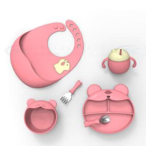 Quality Non-Toxic Baby Feeding Set for 6-12 Months Standard Plate BPA-Free Non-Silicone Toys wholesale