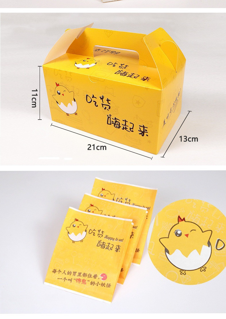 Bio Paper Carry Out Boxes Food Packaging Takeaway Kraft Food Containers