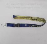 polyester embroidered woven lanyards,economic woven jacquard neck lanyard