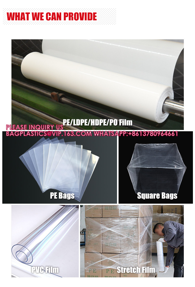 Factory Direct Sale Cheap Pallets Wrap Film Machine Wrap Plastic Stretch Film Hand PE Plastic Packaging Film