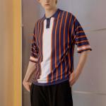 Custom Summer Casual Stripped Cool Shirts For Boys Round Neck XS-XXXXXL
