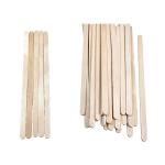 Disposable Wooden Coffee Stirrers Individually Wrapped 190mm 140mm