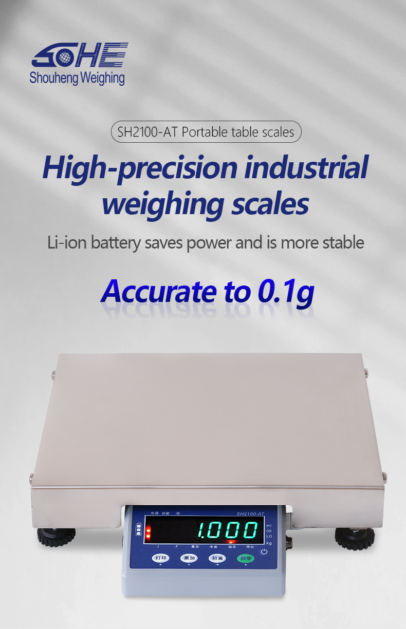 Customized Support SOHE 15KG Waterproof Digital Table Scale with and Lithium Battery
