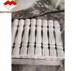Polished Surface Finished Handrail Column for Home Decorations in Guangxi White