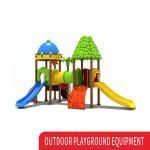 Custom Outdoor Playground Garden Playhouse Kids Swing Sets Slip N Tube Plastic