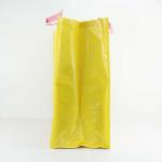 Handled Polypropylene Sewing Reusable Bags Yellow 105Gsm Laminated