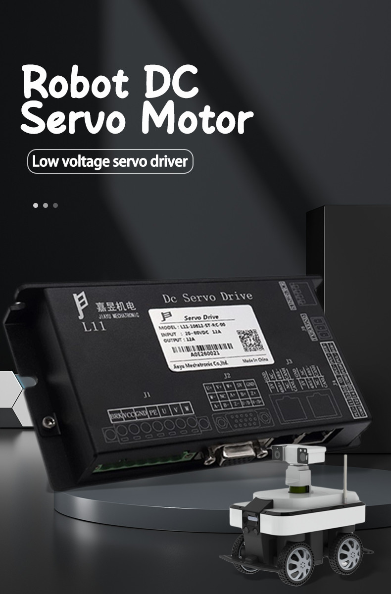 24V 12A Low Voltage Servo Drive Robot Motor Driver With Incremental Encoder