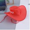 Buy cheap Collapsible Cowboy Hat Foldable Nylon Bucket Hats Summer Promotional Item from wholesalers