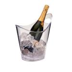 Piper Heidsieck Vintage Plastic Champagne Ice Bucket Red Purple Transparent