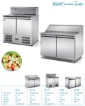 420L 210W Pizza Prep Refrigerator Makeline Table Stainless Steel