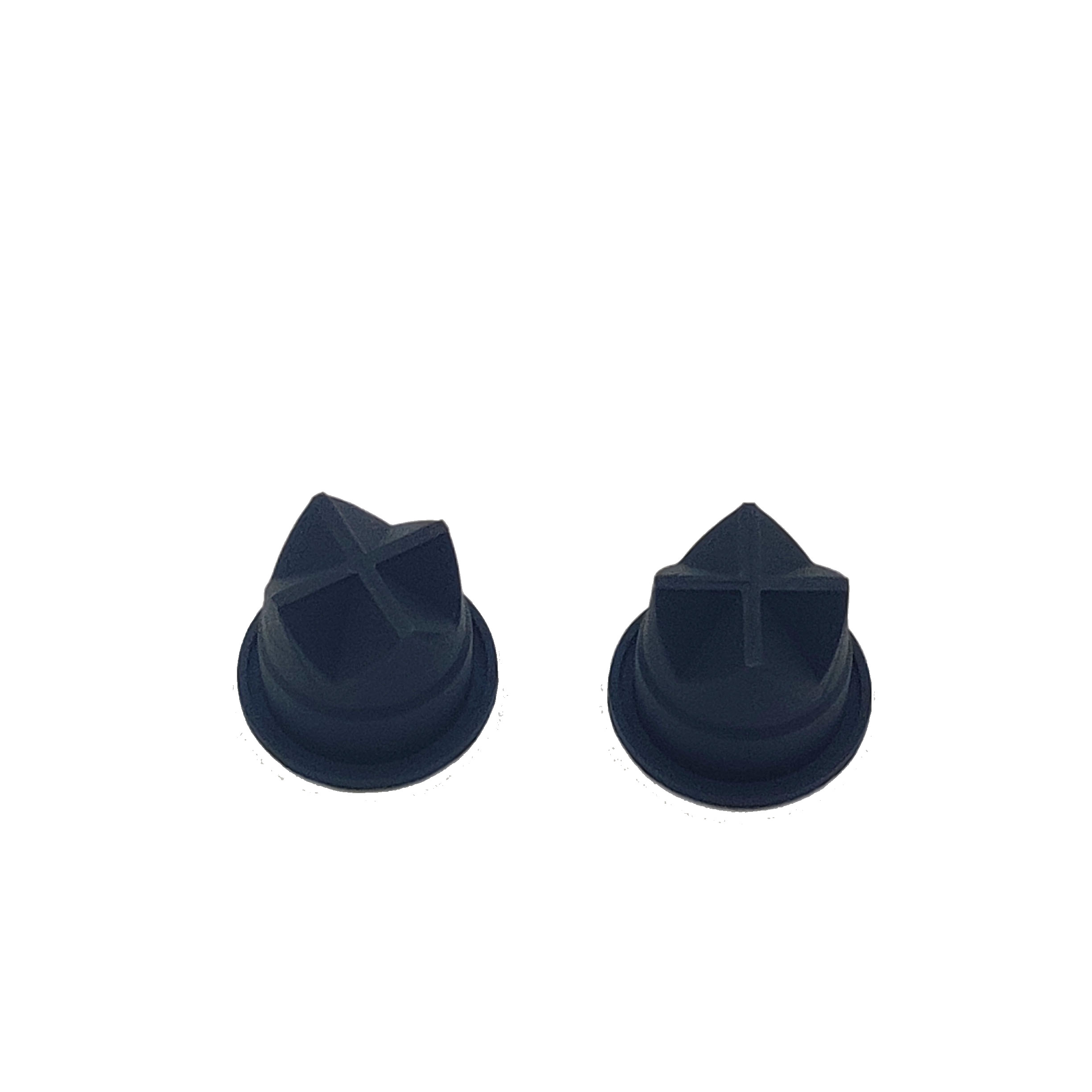 Medical Black Silicone Rubber Duckbill Valve One Way Cross Valve