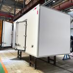 20FT Refrigeration Truck Box Body With FRP Sandwich Wall And Aluminum Duct Floor