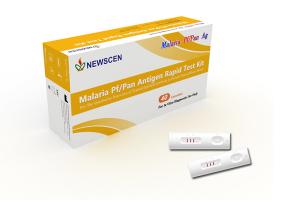 China Fingertip Puncture Whole Blood PF PV Malaria Rapid Test Kit on sale