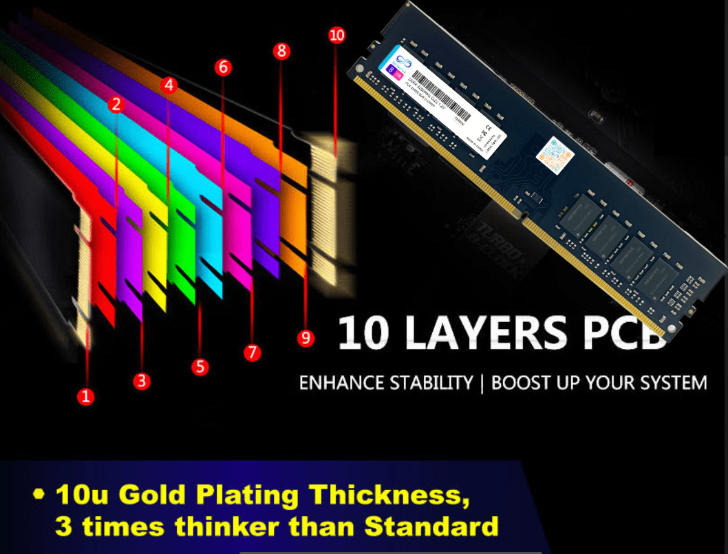 Faster Transfer Rate DDR4 RGB Memory Module 8GB DDR4 3200MHz Laptop Ram