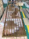 China Rose Gold Decorative Stainless Steel Metal Partition Room Divider Factory