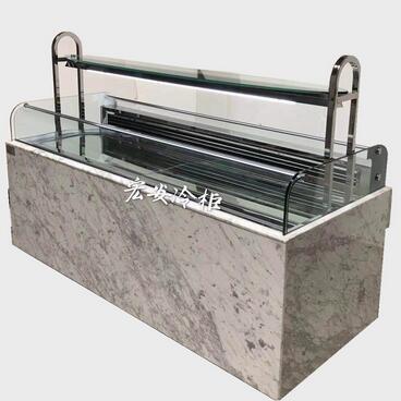 Large Volume Commercial Display Chiller , Supermarket Vertical Glass Door