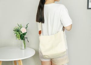 Quality Lined With Flannel Fabric Girls 16oz Canvas Messenger Bag wholesale