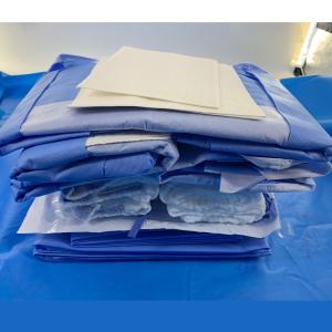 Quality Disposable Sterile medical gynecology drape gynecology surgical pack kit wholesale