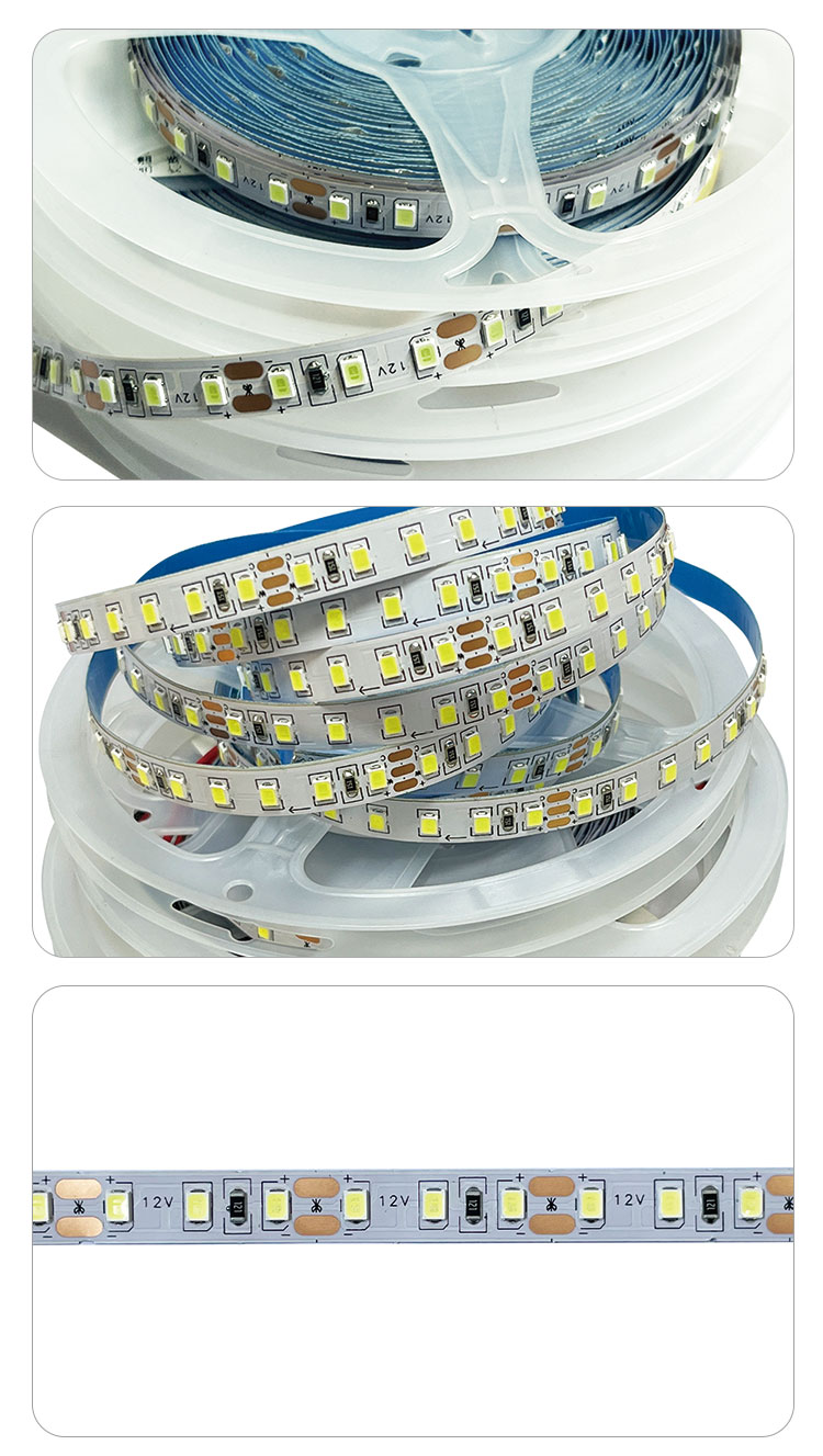 DC12V SMD2835 Electroplate PCB 120Ds 5mm Ra 80 LED Light Strip for Residential Purpose