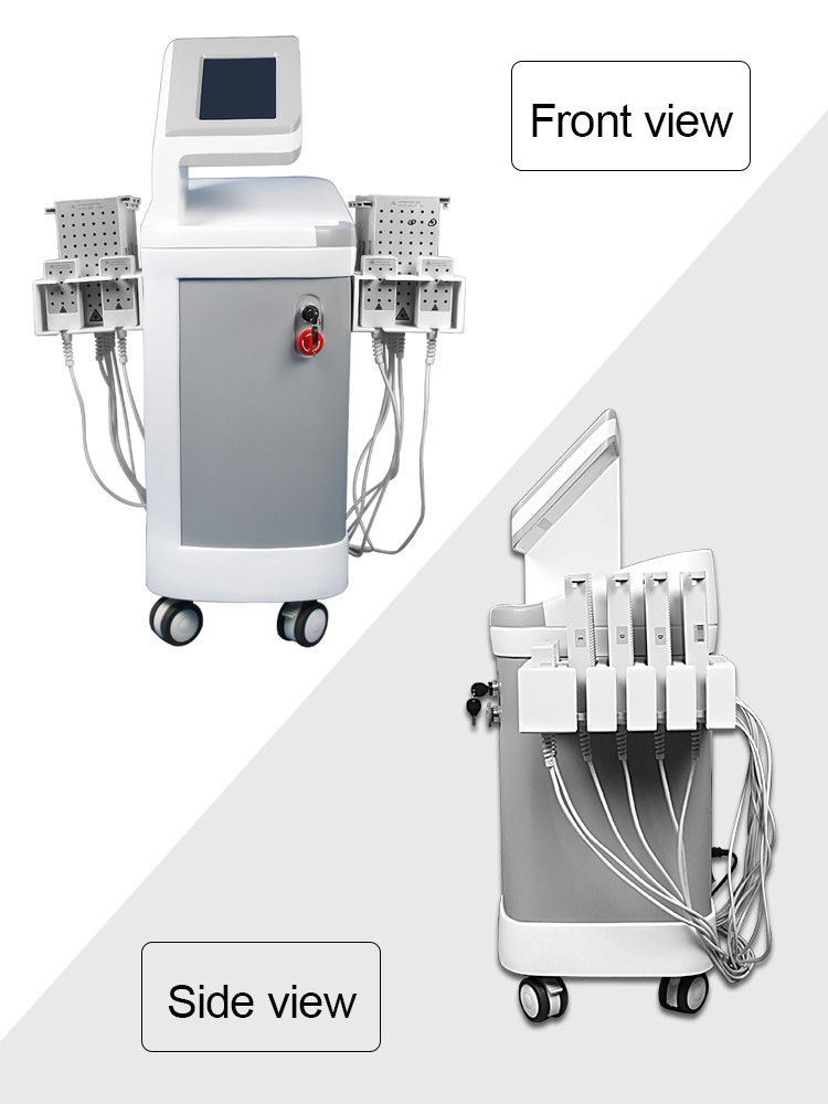 Four Wavelength Diode Zero Laser Lipo Laser Therapy Machines 12 Pads Slimming Beauty Machine