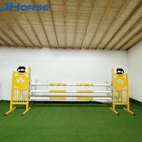 Versatile Horse Show Facilities With Custom-Made Rails Horse Wood Bars Stands