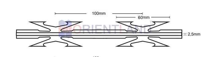 CBT-60 Galvanized Concertina Barbed Tape Razor Wire Hight Tensile
