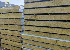 Office / Warehouse Metal Sandwich Panels Easy Install Corrugated Sheet Sandwich Panel