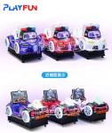 Police car fiber glass 3D interactive racing game kiddie rides