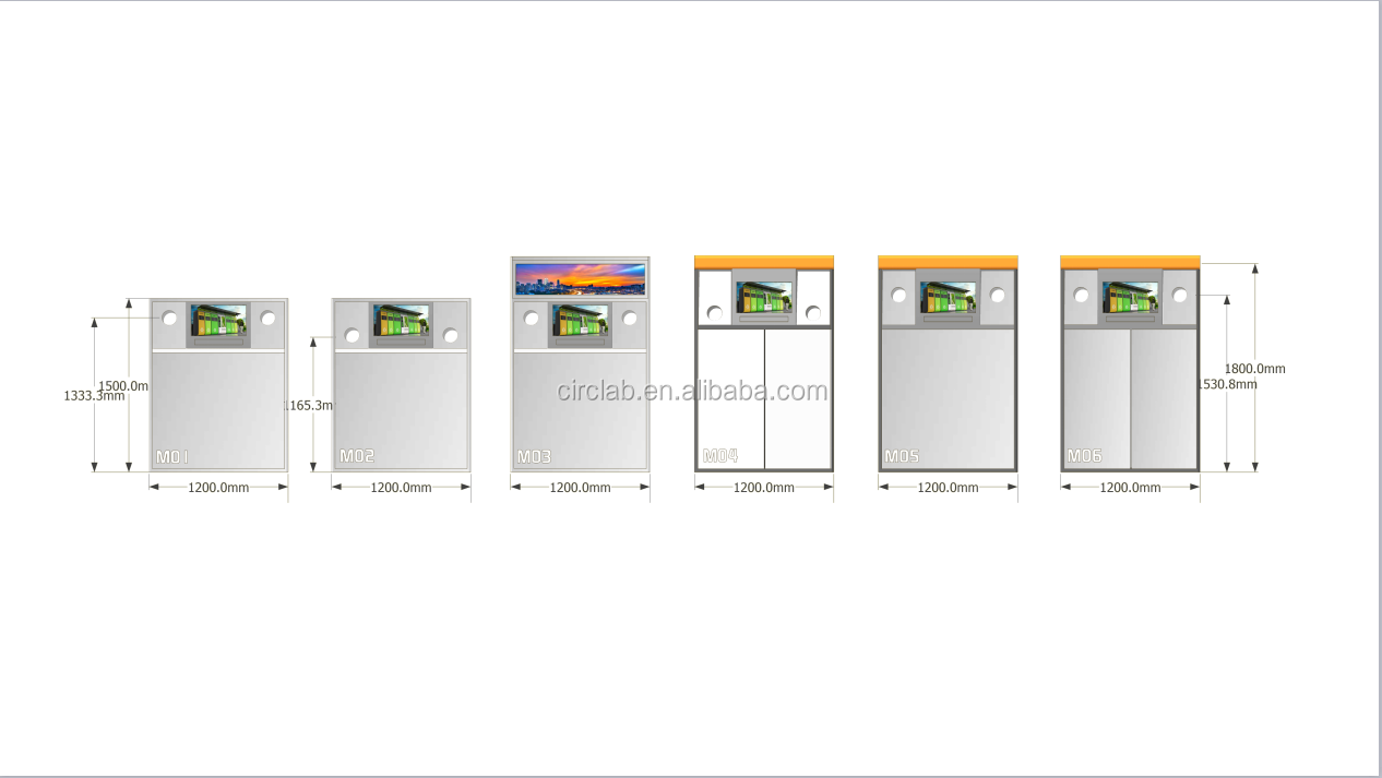 Clothing Recycling Reverse Vending Machine And Vending Machine RVM
