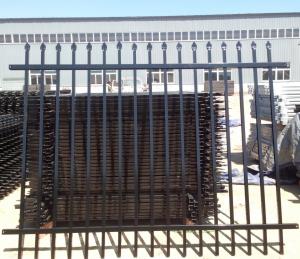 Quality China factory high quality galvanized Tubular Iron Fencing galvanized for sale wholesale