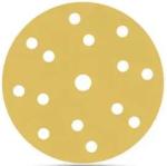 Sandpaper 6inch 17hole Gold Sanding Discs Finishing for Woodworking or