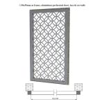 Carved 2mm 5005H24 Aluminium Curtain Wall Systems