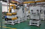 Metal Parts Stamping And Steel Coil Uncoiler Equipment , Coil Straightening