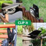 Solar LED Street Light Outdoor Clip-on Motion Sensing Light IP65 Waterproof