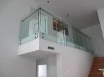 12mm Thickness Frameless Glass Railing For Apartment Balcony Side - Mounted