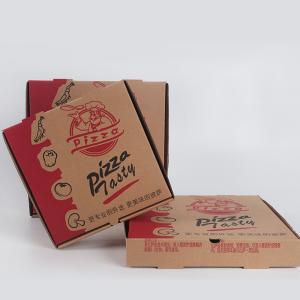 Quality Slotted Boxes 9 Inch Corrugated Disposable Paper Lunch Box for Baking and Takeaway wholesale