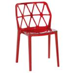 wholesale clear purple plastic Alchemia Chair transparent club dining chair
