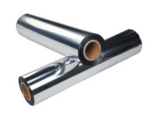Quality Printed Vmpet Coated PE Film Rolls For Packaging Material 6 mic 96-97% Reflectivity wholesale