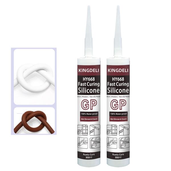 Aquarium Glass Silicone Sealant , Clear Waterproof Silicone Glue With Grey Black