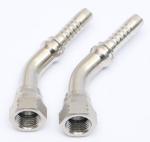 Long Working Life Jic Female 74 Cone Seat Flat Stainless Steel Hose Connector