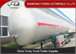40 / 50 / 60 CBM LPG Tank Trailer Leaf Spring Suspension Carbon Steel Material