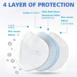 Anti Virus KN95 Medical Mask 3/ 4 Ply Type Dust Proof Confortable Design