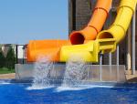 Exciting Barrel Sled Fiberglass Water Park Slide For Teenager